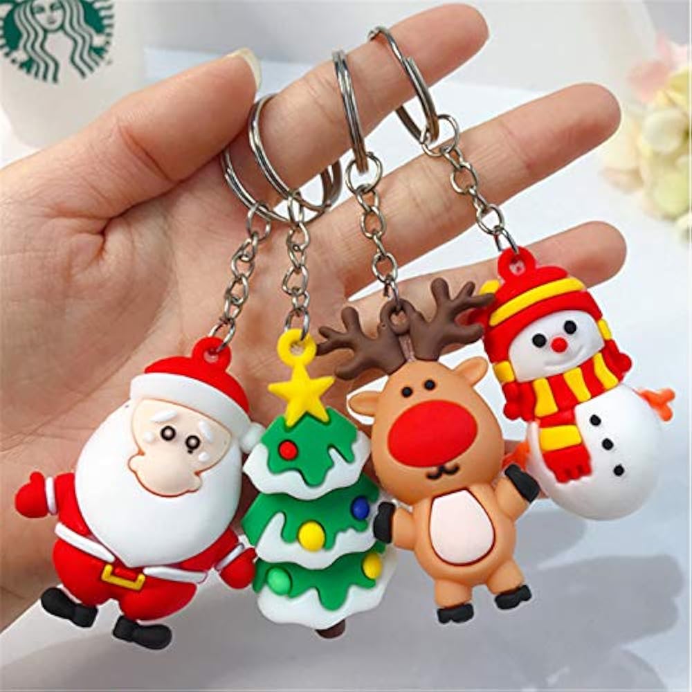 Santa Sleigh Keychain